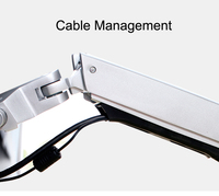 Hyvarwey XSJ8013W uchwyt ścienny aluminiowy bardzo długi mechaniczny sprężynowy dodatkowy Monitor pełnoekranowy uchwyt monitora uchwyt mocujący 2